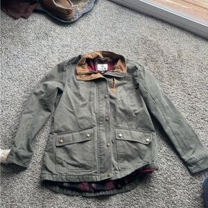 Legendary Whitetails Plaid Jacket with Brown Accents